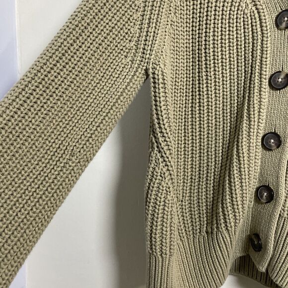 Everlane The Texture Cotton Women's Cardigan Cotton Blend Size Small Preppy - Picture 5 of 9